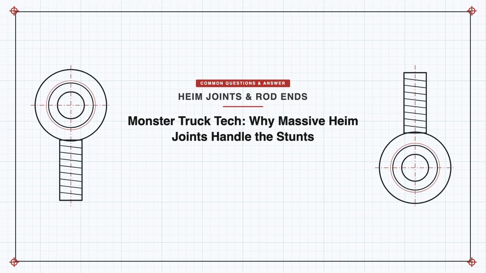 Monster Truck Tech: Why Massive Heim Joints Handle the Stunts featured image