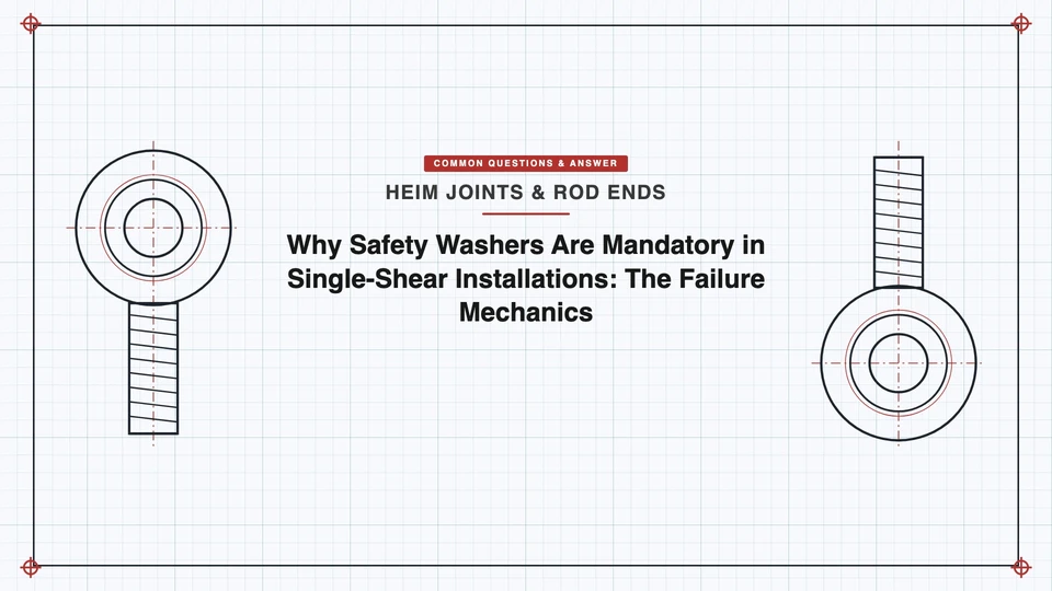 Why Safety Washers Are Mandatory in Single-Shear Installations: The Failure Mechanics featured image